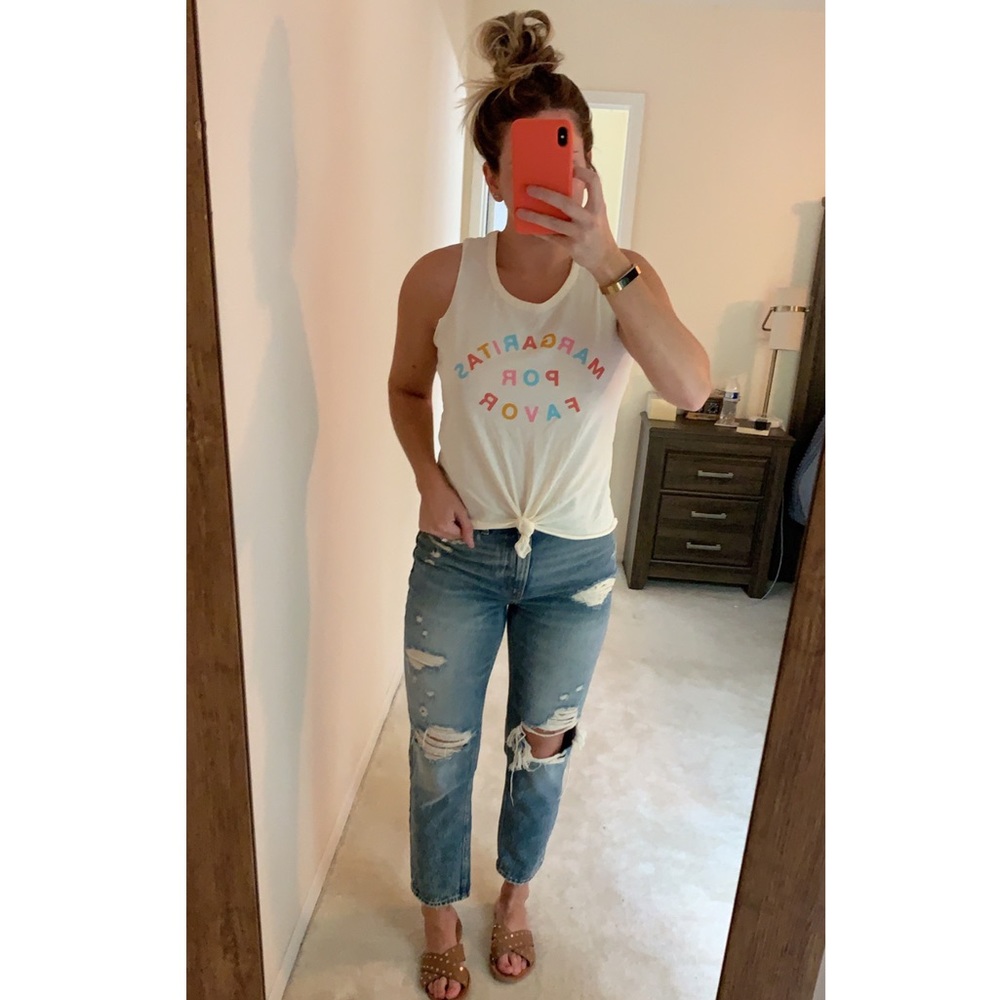 Graphic tank top